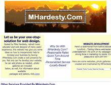 Tablet Screenshot of mhardesty.com